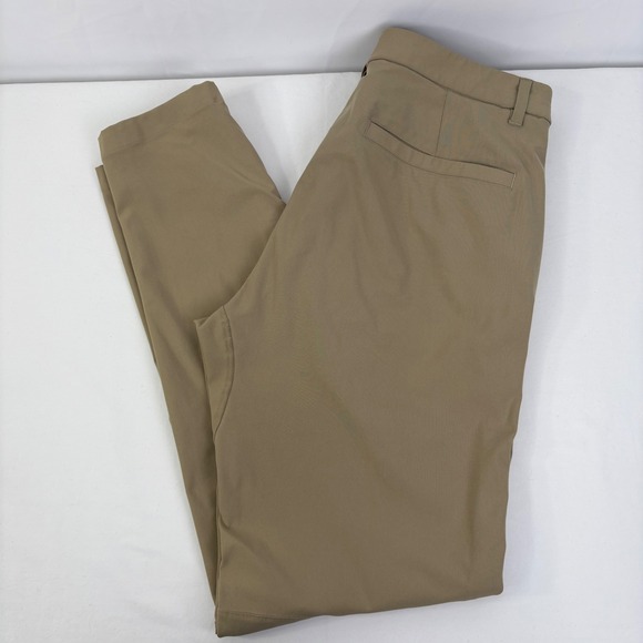 Lululemon Other - Lululemon Men's ABC Warpstreme Slim Fit Khaki Performance Pants Size 32 (32x31)